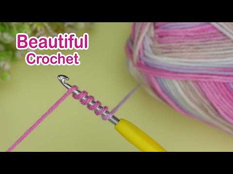 Only 2 Rows! The Fastest and Most Beautiful Crochet Pattern You'll Ever See!