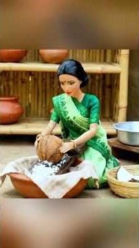 🦐🥥 TINY SHRIMP COCONUT CURRY ASMR 🌾🔥 | Miniature Doll Kneads Soft Naan… The Simmer Sounds “Real” 🫓🤏✨