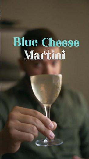 The Blue Cheese Martini. Is it any good? #cocktail #martini #recipe