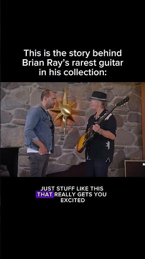 The Les Paul SG Junior in Sunburst is one of Brian Ray's rarest guitars! 🤯🎸