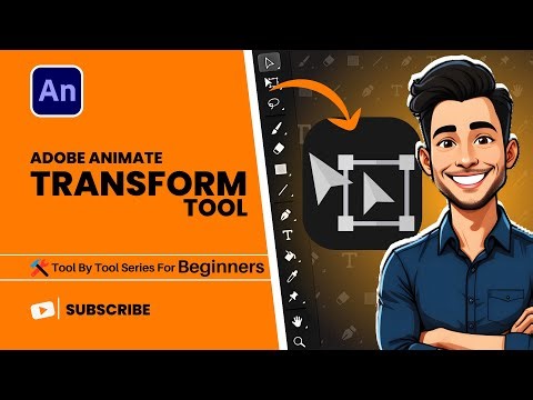 How To Use Free Transform Tool in Adobe Animate | Complete Guide for Beginners