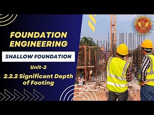 2.2.2 Significant Depth of Footing | CE802(B) |