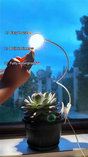 3 reasons this pot clip light is a plant parent’s must-have 🌱 #sansi #plants