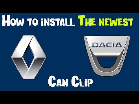 How to install the newest Can Clip for Renault and for Dacia cars