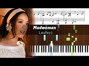 Laufey - Madwoman - Piano Tutorial with Sheet Music