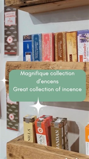 Great collection of incense at Le Passage, Moncton NB💫🍀 Magnifique collection d'encens à la boutique Le Passage à Moncton, NB💫🍀 | Le Passage