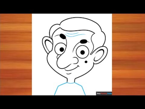 How to draw Mr Bean step by step easy drawing