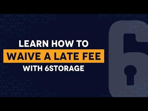 How To Waive A Late Fee