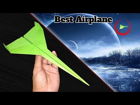 How to Fold a Super Jet Paper Plane - Fly Very Fast