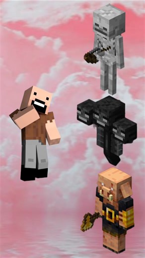 notch vs all minecraft mobs battle#minecraft#shots