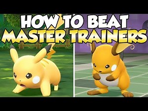 How To Beat Pikachu & Raichu Master Trainers Guide!