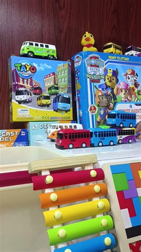 Wowwww | Tayo little bus,cars,truck,police car #1198 #robocarpoli #tayo #toys #pawpatrol #cars funny