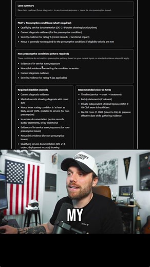 PACT Act Presumptives: Your Ultimate VA Claim Guide #shorts