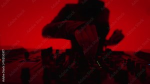 Woman DJ Mixing Tracks By DJ Mixer, Female Musician Playing Rotating Handles On DJ Controller