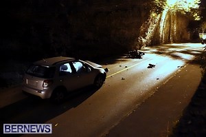 31-Yr-Old Man Dies After Motorcycle/Car Collision  - Bernews