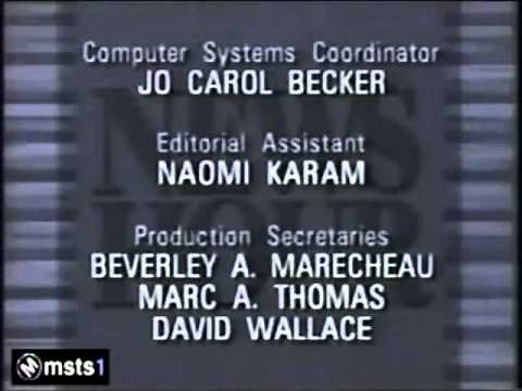 News Hour Closing Credits 1991