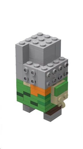 Build Alex Minecraft With Lego #lego #minecraft #alex #incredibox #build #monster