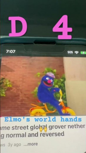 D 4 Elmo's world hands 🙌