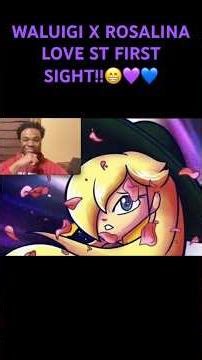 WALUIGI X ROSALINA LOVE ST FIRST SIGHT!!😁💜💙 #kingj2003gamemaster #nintendohigh #tiktok #shorts