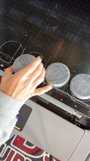 Still here UV printing and sand blasting these stone keepsakes. Some are displayed on a shelf, some on a desk, some right by the door where they used to greet us. However they’re kept, they hold a whole lot of love in a small little space. 🤍🐾 . . . #petmemorial #petkeepsake #furbaby #dogmom #pawprint | The Country Porch Swing