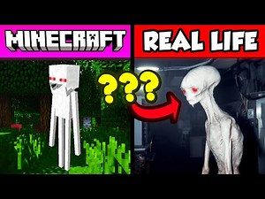 Every Minecraft Mobs and Bosses vs Real Life (4K Visual Comparison)