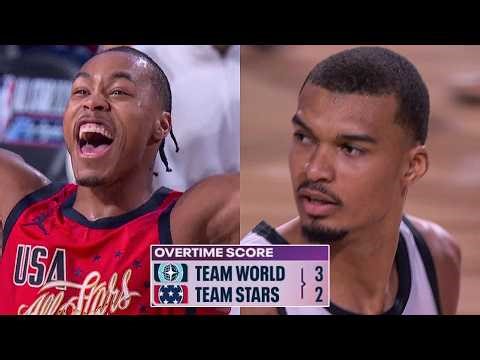 WILD OT ENDING USA Stars vs World | 2026 NBA All-Star Game