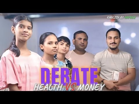 Debate competition money vs health | How to do debate on time vs money #debate #spokendebate.