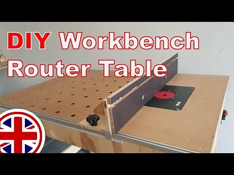 DIY mobile multi-functional workbench + router table | workshop build up