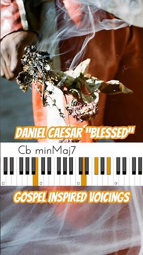 Daniel Caesar “Blessed” Chords 🔥🎹🔥 #MusicianParadise #HowToPlayBlessed