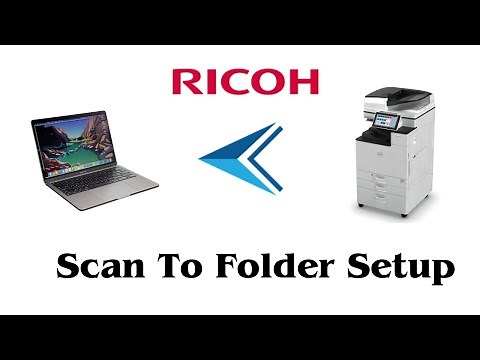 Ricoh Scan to Folder in Windows 10, 11, MP 2555, 2554, C2003, C2004, C2004ex, IM 2500, C2000