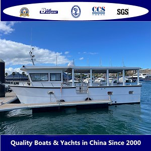[Hot Item] 11.6m/12.6m/13.6m/15m Fiberglass Commercial Fishing Trawler Trawl Vessels