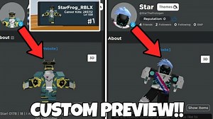 How to have a custom avatar preview in roblox!!