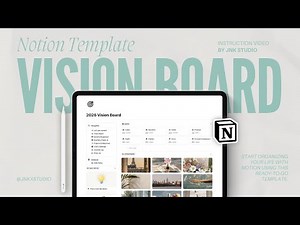 Notion Vision Board 2026: Build Your Best Year in One Template | Free Version Available