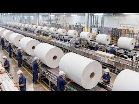 From WOOD to Toilet Paper 😲 | Inside USA’s Insane Factory Process (AI Video)