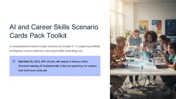 AI and Career Skills Scenario Cards Pack Toolkit comprehensive teacher ready