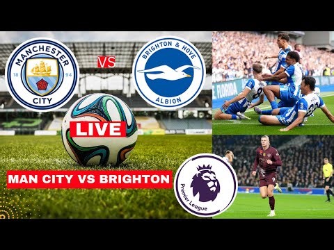 Man City vs Brighton 1-1 Live Stream Premier League EPL Football Match Score Commentary Highlights