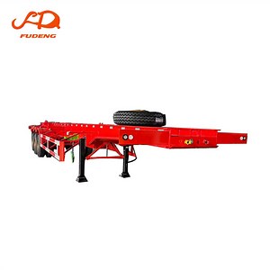 [Hot Item] 40FT Chassis Trailer for Sale Customizable Container Trailers