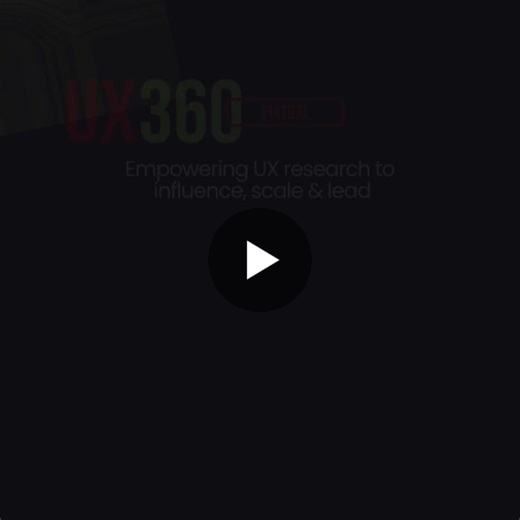 Join the Global Stage for UX Research Excellence! I’m excited to be speaking at the UX360 Virtual Conference on February 4–5. 14:00–21:00 CET (Berlin) 08:00–15:00 EDT (New York) | Nancy Liu