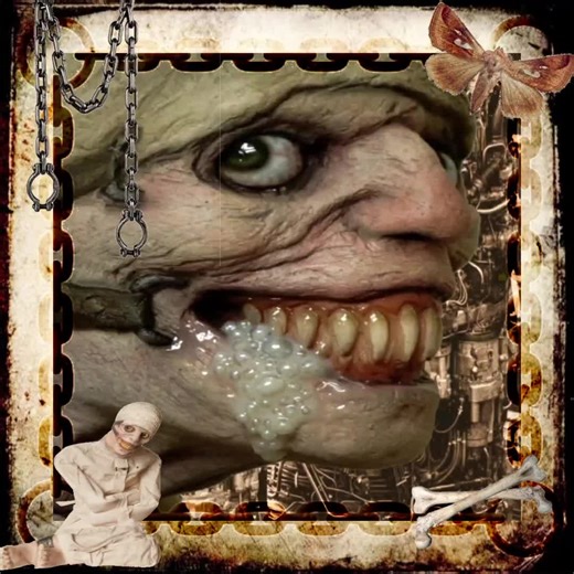 Spazm is an animatronic made by Morbid Industries that was sold in Spirit Halloween stores from 2005-2008. It gained traction after being used as the cover for The Russian Sleep Experiment creepy pasta. Originally sold for $150 these now go for an average of hundreds or even thousands of dollars, and it is hard to find them for under about $400 on eBay or other second hand websites but their out there #spazm #spirithalloween #creepypasta #fyp #fypシ