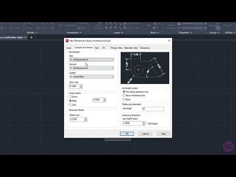 5-6 Creating new dimension and leader styles (AutoCAD 2023)