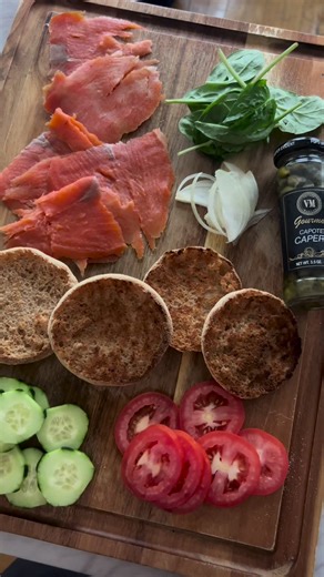 Lox on English muffin for breakfast! No bagel, no problem — I actually prefer it this way. And yes, I gotta eat it with Thai chili pepper, it’s the Lao in me 🤣 told you I don’t only cook/make Asian food!!! Wanna see more??? #lox #novalox #salmon #smokedsalmon #sandwich #openface #openfacedsandwich #breakfast #breakfastfood #goodmorning #earlybirdgetstheworm #jk #nightowl #af | Ae Southammavong