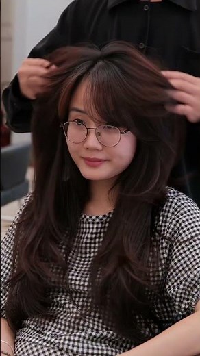 The Perfect Bangs Haircut Transformation ✨💇‍♀️ #shorts