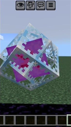 Minecraft but end crystal launcher