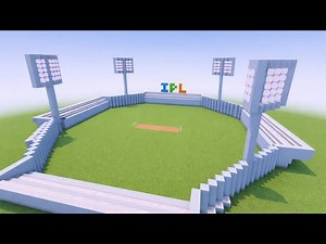 How To Make A Cricket Stadium In Minecraft