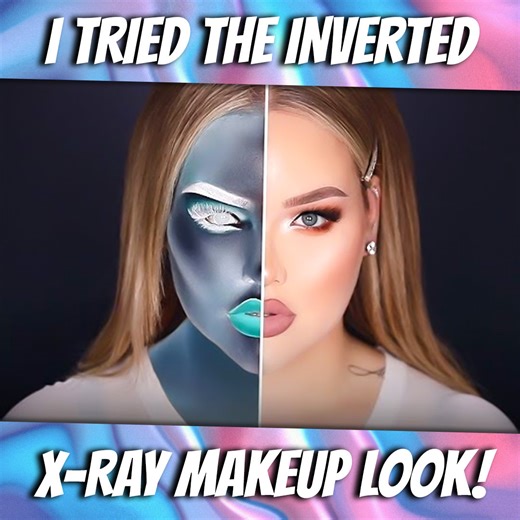 I Tried The Inverted X-Ray Makeup Look｜NikkieTutorial