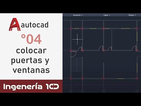 Curso AutoCAD 2020 Parte °4 Colocar Puertas y Ventanas