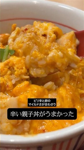 🇯🇵 Spicy Oyakodon—delicious, kind of like Mapo Tofu. #Nakau