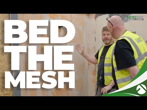 12.Embedding mesh into the basecoat