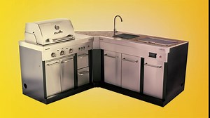 Char-Broil Medallion Series Modular Outdoor Kitchen Stainless Steel Refrigerator - 463246518