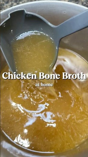 Homemade Chicken Bone Broth 🍗🔥